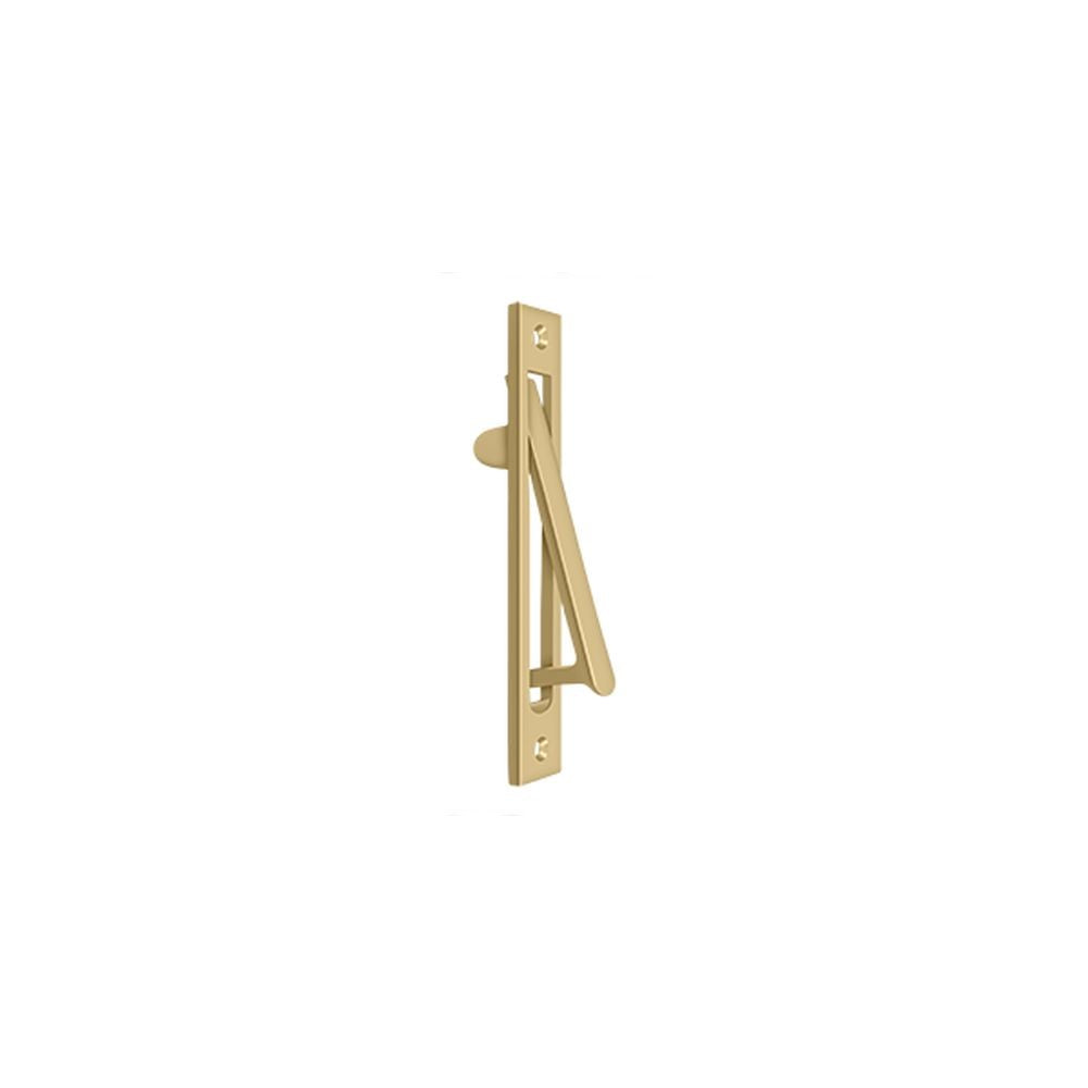 Deltana EP6125U4 Edge Pull Heavy Duty; 6-1/4"; Satin Brass Finish