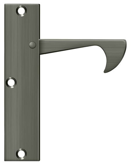 Deltana EPT425U15A Edge Pulls-Thin; 4-1/4"; Antique Nickel Finish