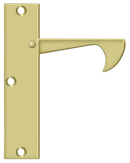 Deltana EPT425U3 Edge Pulls-Thin; 4-1/4"; Bright Brass Finish