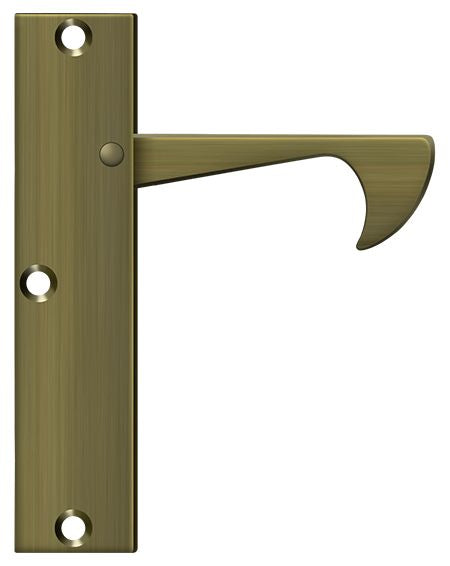 Deltana EPT425U5 Edge Pulls-Thin; 4-1/4"; Antique Brass Finish Main image