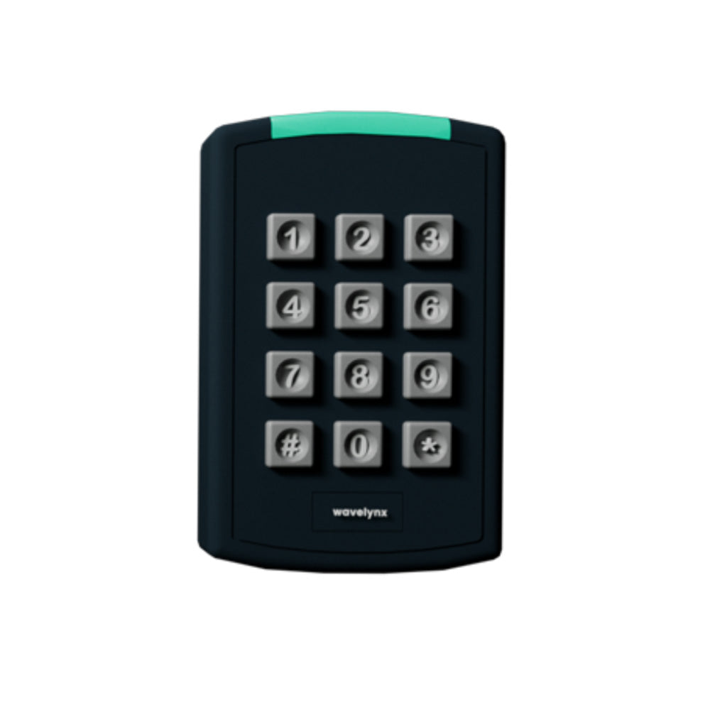 WaveLynx ER257WSCRC1LK50004 Edge Keypad Reader with Proximity and High Frequency, BLE, NFC, RCC, and OEM Keyset - CRP-EDG-KPD-DUA