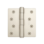 Emtek 91024 Pair of 4" x 4" 1/4" Radius Steel Residential Duty Hinges