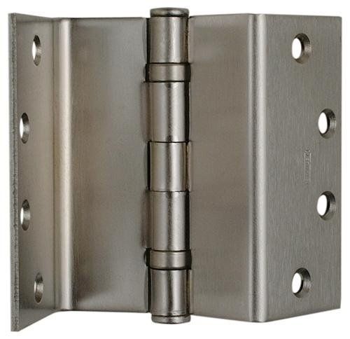 Best Hinges F2483124 3-1/2" Steel Full Mortise Standard Weight Swing Clear Hinge for Square Edge Doors # 054503 Satin Brass Finish Main image