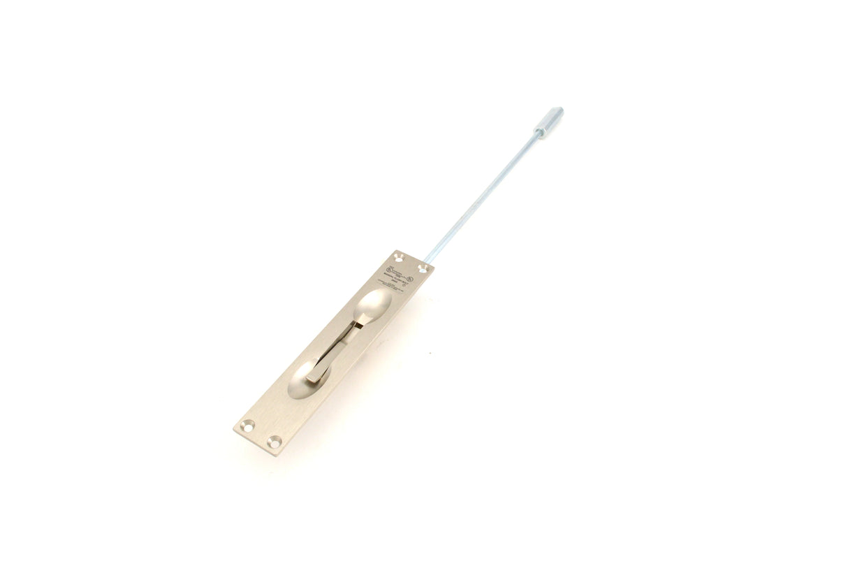 Ives Commercial FB45715 12" Manual Flush Bolt for Metal Door Satin Nickel Finish