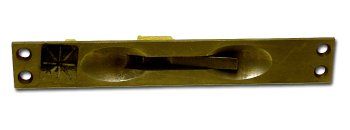 Ives Commercial FB4584 12" Manual Flush Bolt for Metal Door with 1" Width Satin Brass Finish