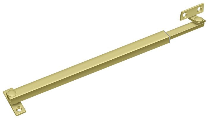 Deltana FCA12U3 12" Friction Casement Adjuster; Bright Brass Finish Main image