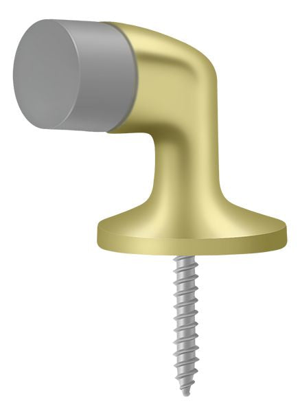 Deltana FDB138U3 Floor Door Bumper 1-3/8"; Bright Brass Finish Main image