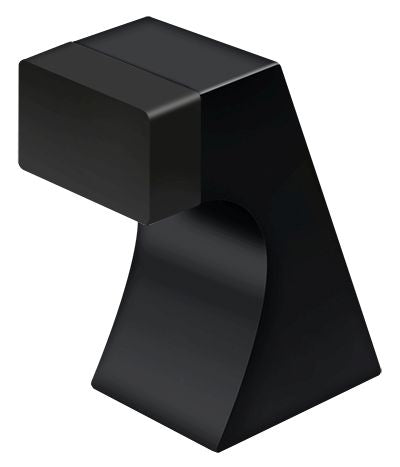 Deltana FDB250U19 2-1/2" Contemporary Floor Door Bumper Black Finish Main image