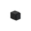 Deltana FDBB134U19 Contemporary Cube Floor Door Bumper Black Finish