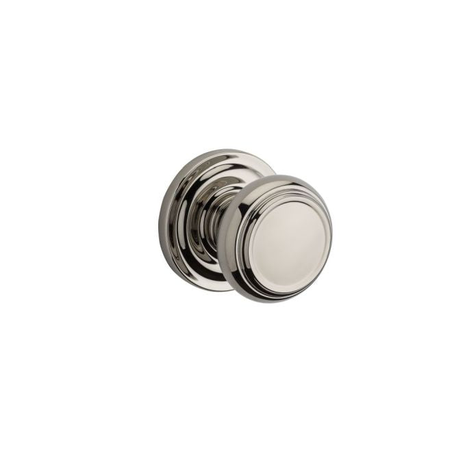 Baldwin Reserve FDTRATRR055 Full Dummy Traditional Knob and Traditional Round Rose Lifetime Bright Nickel Finish
