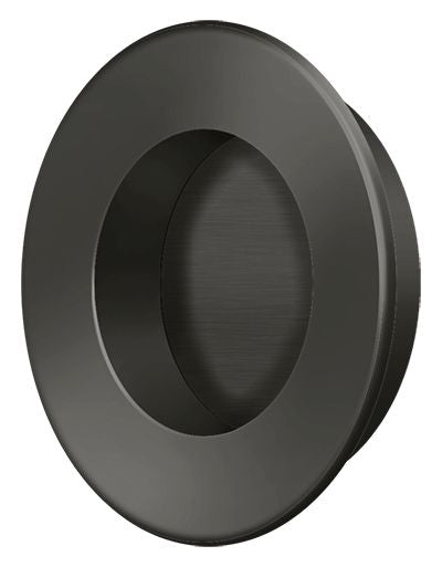 Deltana FP178U10B 1-7/8" Round Flush Pull Oil Rubbed Bronze Finish