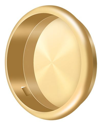 Deltana FP221RCR003 Flush Pull; Round; 2-1/8" Diameter; Lifetime Brass Finish Main image