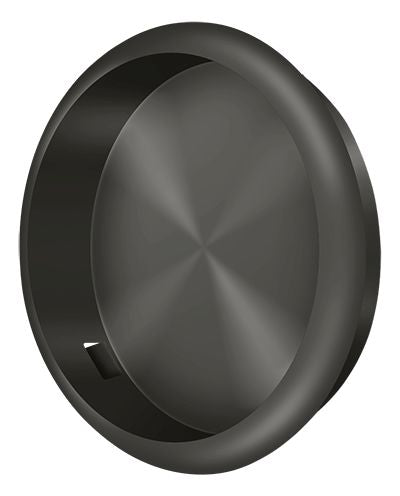 Deltana FP221RU10B Flush Pull; Round; 2-1/8" Diameter; Oil Rubbed Bronze Finish Main image