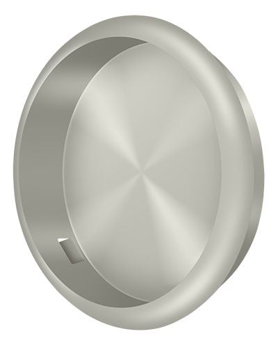 Deltana FP221RU15 Flush Pull; Round; 2-1/8" Diameter; Satin Nickel Finish Main image
