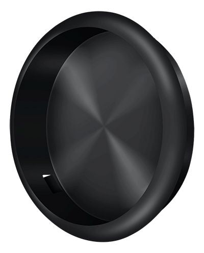 Deltana FP221RU19 Flush Pull; Round; 2-1/8" Diameter; Black Finish