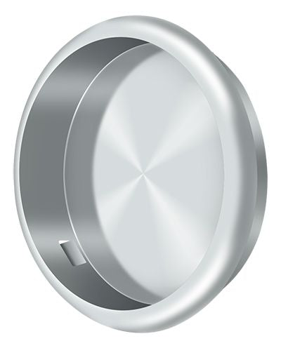 Deltana FP221RU26 Flush Pull; Round; 2-1/8" Diameter; Bright Chrome Finish Main image