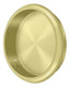 Deltana FP221RU3 Flush Pull; Round; 2-1/8" Diameter; Bright Brass Finish