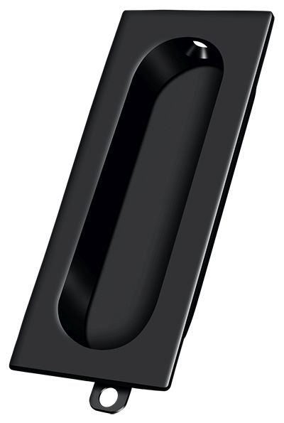 Deltana FP222U19 Flush Pull; Rectangle; 3-1/8" x 15/16"; Black Finish Main image