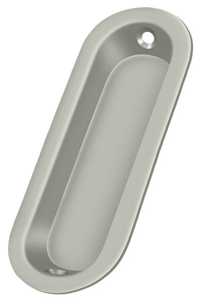 Deltana FP223U15 Flush Pull; Oblong; 3-1/2" x 11/4" x 5/16"; Satin Nickel Finish Main image