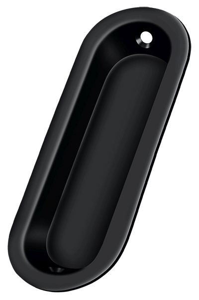 Deltana FP223U19 Flush Pull; Oblong; 3-1/2" x 11/4" x 5/16"; Black Finish Main image