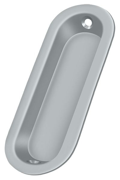 Deltana FP223U26D Flush Pull; Oblong; 3-1/2" x 11/4" x 5/16"; Satin Chrome Finish Main image