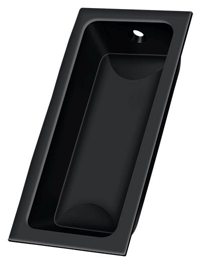 Deltana FP227U19 Flush Pull; Large; 3-5/8" x 1-3/4" x 1/2"; Black Finish Main image