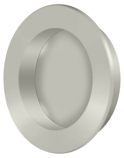 Deltana FP238U15 2-3/8" Round Flush Pull Satin Nickel Finish Main image