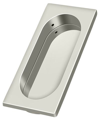 Deltana FP4134U14 Flush Pull; Large; 4" x 1-5/8" x 3/8"; Bright Nickel Finish Main image