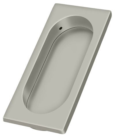 Deltana FP4134U15 Flush Pull; Large; 4" x 1-5/8" x 3/8"; Satin Nickel Finish Main image