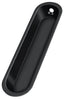 Deltana FP828U19 Flush Pull; 4" x 1" x 1/2"; Black Finish