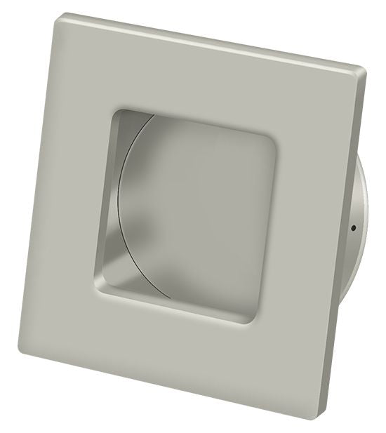 Deltana FPS234U15 2-3/4" Square Heavy Duty Flush Pull Satin Nickel Finish