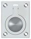 Deltana FRP25U26 Flush Ring Pull; 2-1/2" x 1 7/8"; Bright Chrome Finish