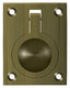 Deltana FRP25U5 Flush Ring Pull; 2-1/2" x 1 7/8"; Antique Brass Finish