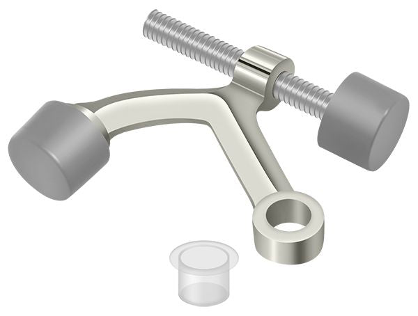 Deltana HP70U14 Hinge Pin Stop; Hinge Mounted; Bright Nickel Finish Main image