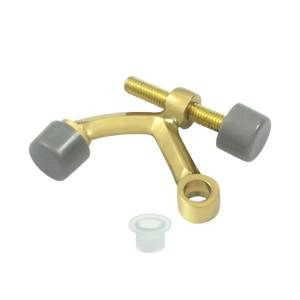 Deltana HP70U3-UNL Hinge Pin Stop; Hinge Mounted; Unlacquered Bright Brass Finish