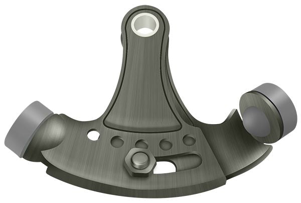 Deltana HPA69U15A Hinge Pin Stop; Hinge Mounted; Adjustable; Antique Nickel Finish Main image