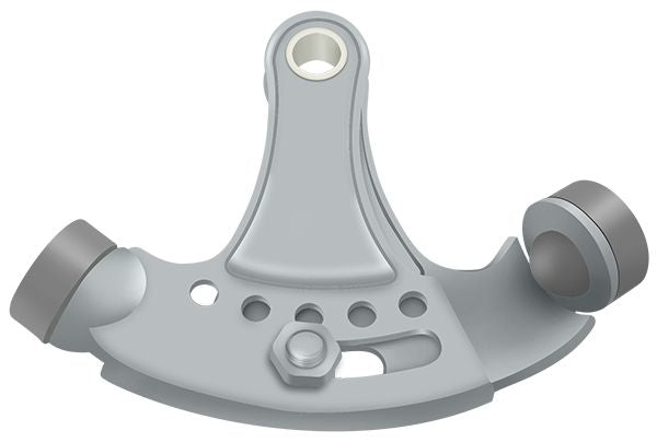 Deltana HPA69U26D Hinge Pin Stop; Hinge Mounted; Adjustable; Satin Chrome Finish Main image