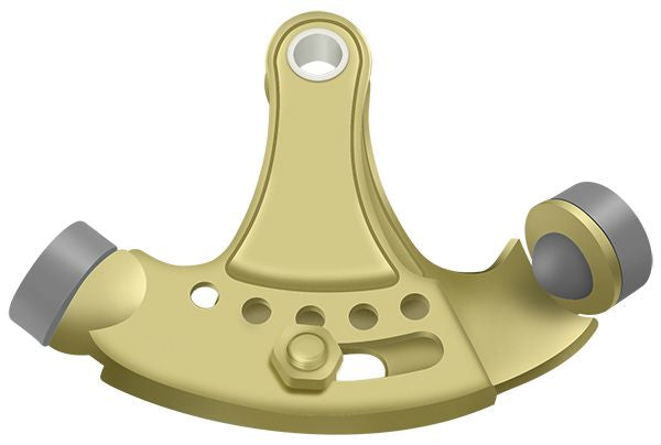 Deltana HPA69U3 Hinge Pin Stop; Hinge Mounted; Adjustable; Bright Brass Finish Main image