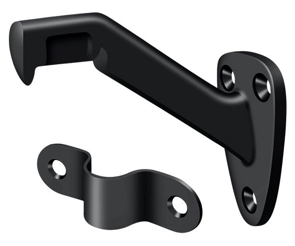 Deltana HRB325U19 Hand Rail Brackets; 3-5/16" Projection; Black Finish Main image
