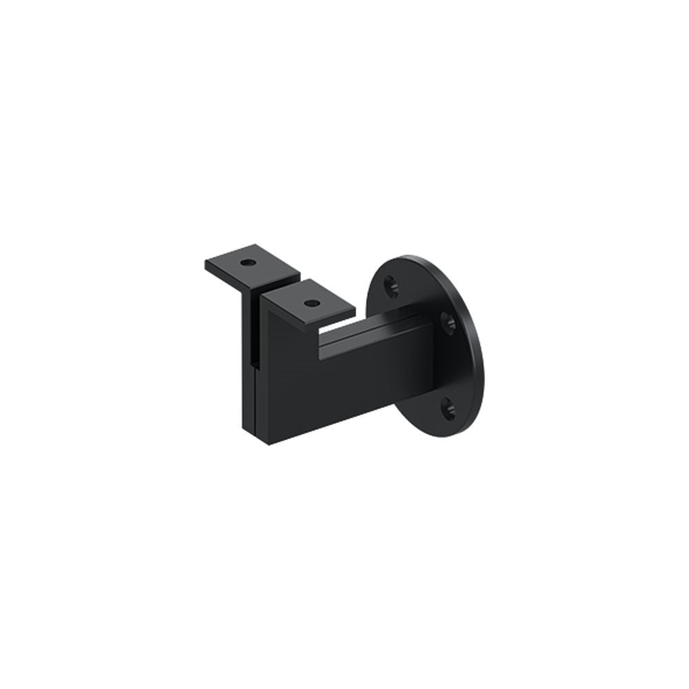 Deltana HRBM325U19 Heavy Duty Modern Handrail Bracket with 3-1/4" Projection Black Finish Main image