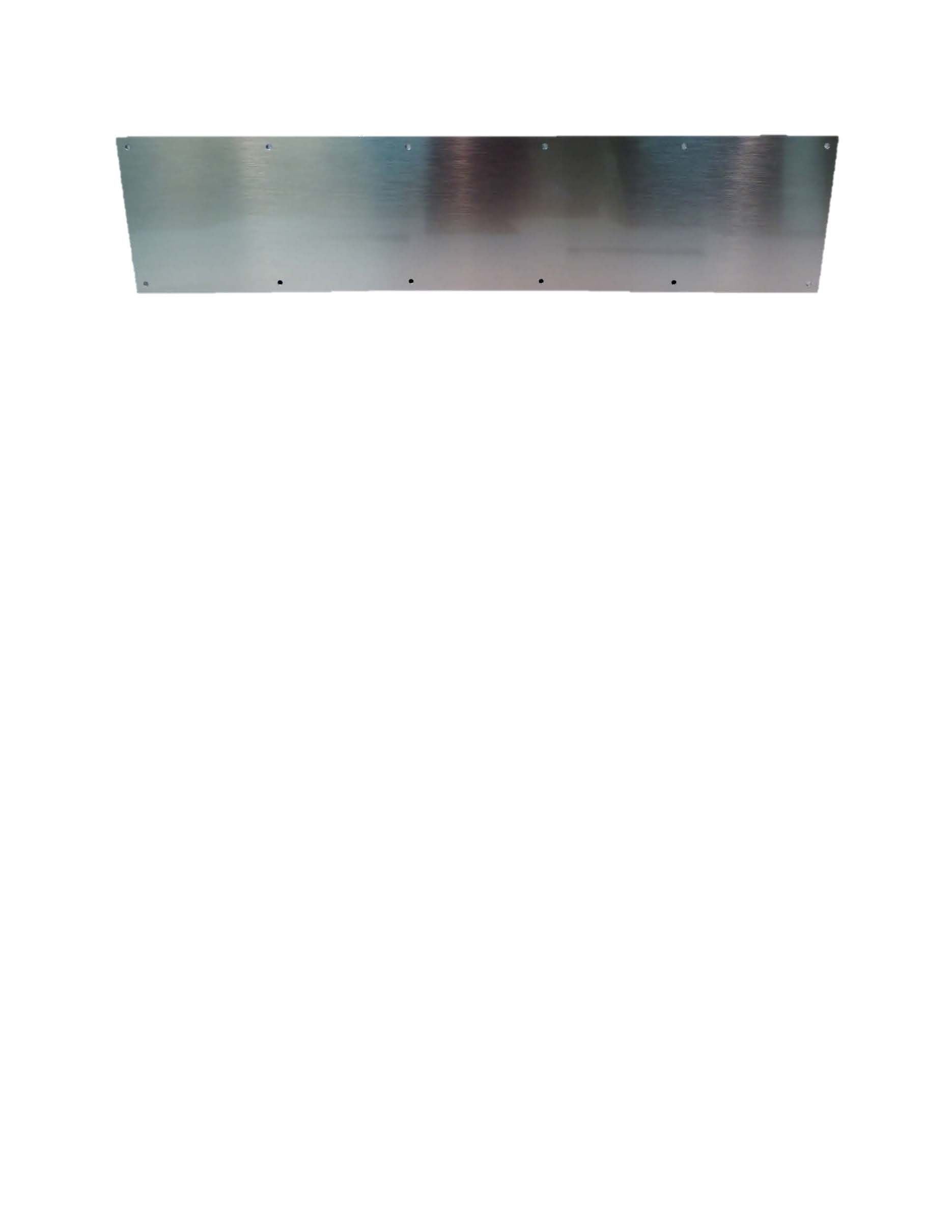 Don-Jo J102670634 6" x 34" Kick Plate Satin Nickel Finish Main image
