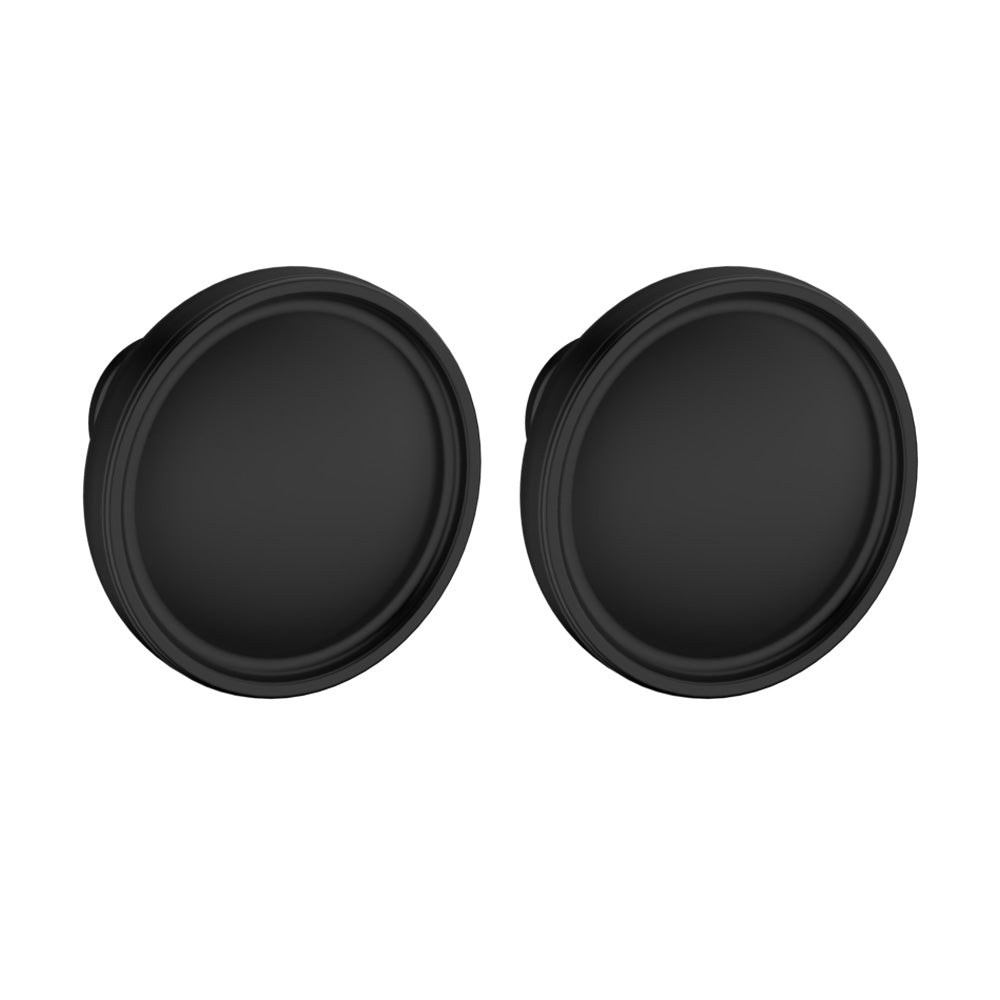 Baldwin K012190MR Pair K012 Tulip Knob Less Rose Satin Black Finish