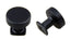Pride Industrial K1218BK 1-1/4" Diameter Manhattan Cabinet Knob Matte Black Finish