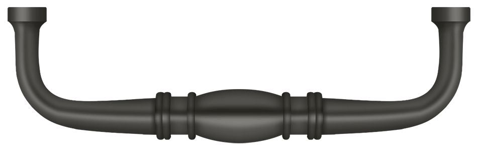 Deltana K4474U10B Colonial Wire Pull; 4"; Oil Rubbed Bronze Finish