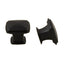 Pride Industrial K81091BK 1-1/4" Square Cabinet Knob Matte Black Finish