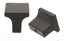Pride Industrial K83125BK 1" Square Miami Cabinet Knob Matte Black Finish