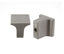 Pride Industrial K83125SN 1" Square Miami Cabinet Knob Satin Nickel Finish