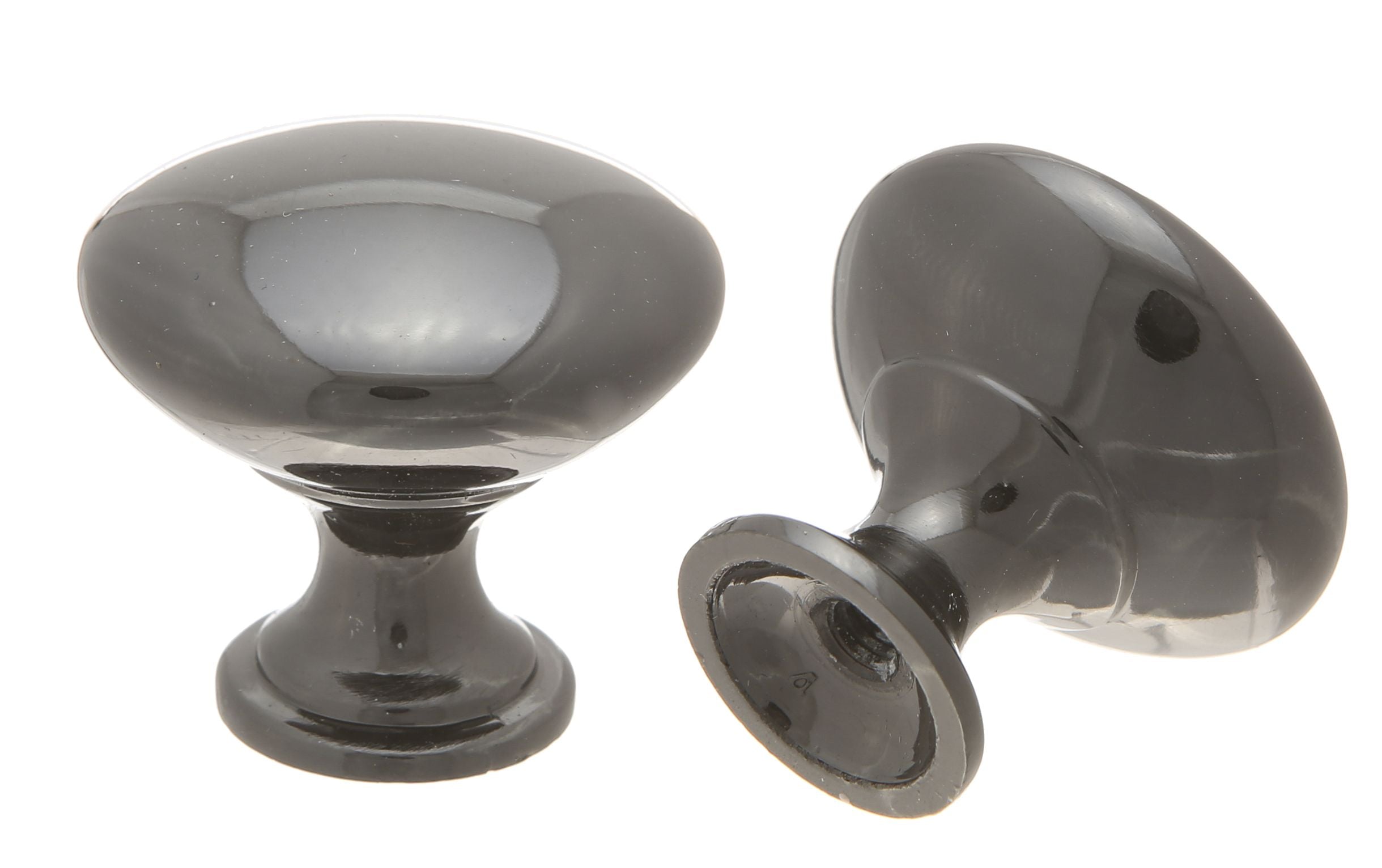 Pride Industrial K910BN 1-1/16" Diecast Mushroom Cabinet Knob Black Nickel Finish