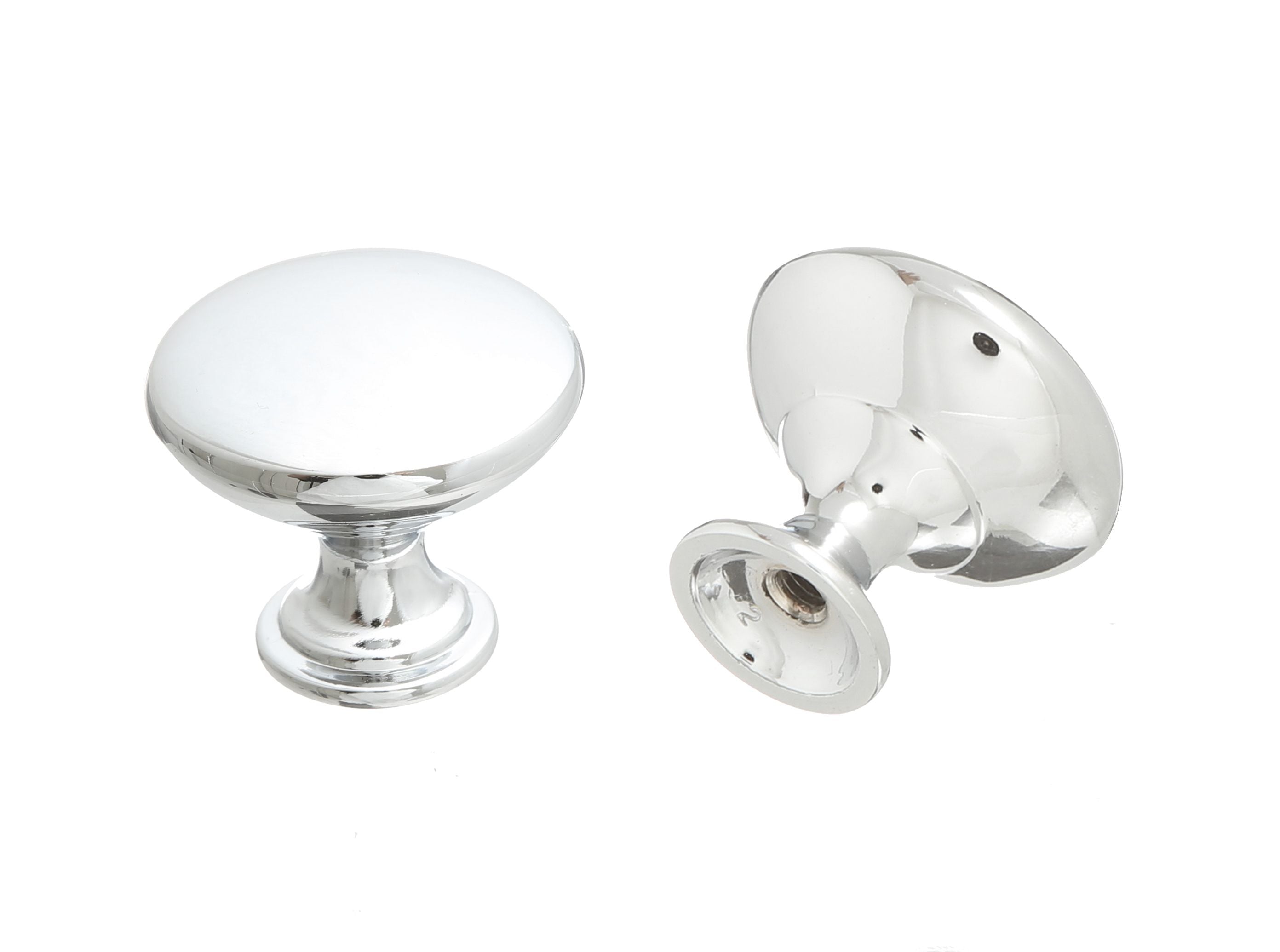 Pride Industrial K910PC 1-1/16" Diecast Mushroom Cabinet Knob Polished Chrome Finish