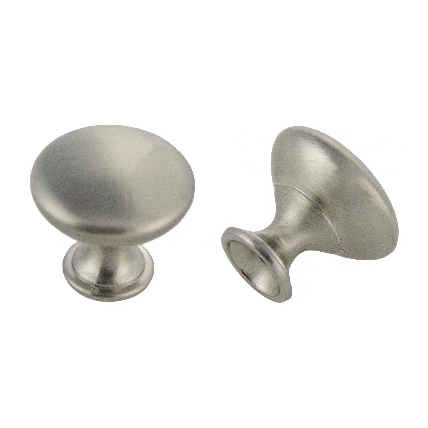 Pride Industrial K910SC 1-1/16" Diecast Mushroom Cabinet Knob Satin Chrome Finish Main image